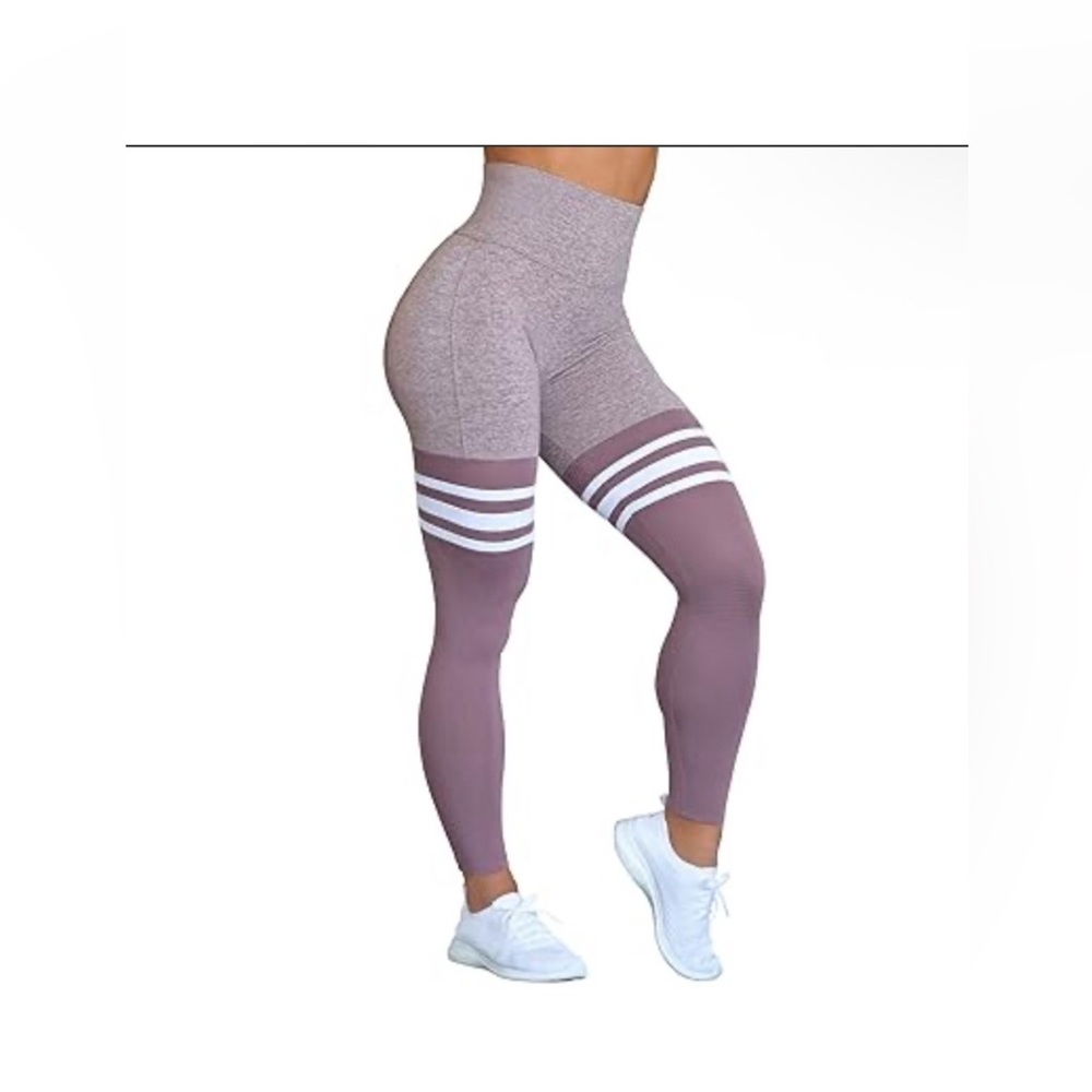 Bombshell thigh high Mauve  Leggings